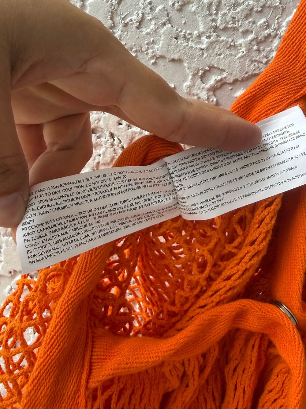 Seafolly Mesh Net Cotton bag - Picture 12 of 16
